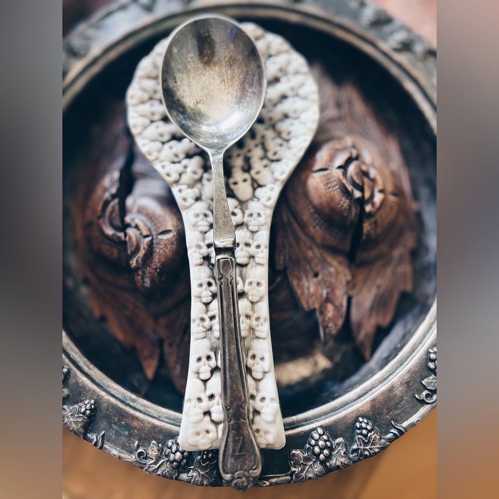 Spoon Dish Skulls Skulls Skulls - Picture 11 of 12